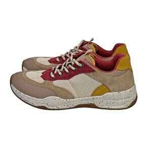 TAOS Super Hiker Shoes Womens 9.5 Desert Multi Color Suede Sneakers - No Insoles